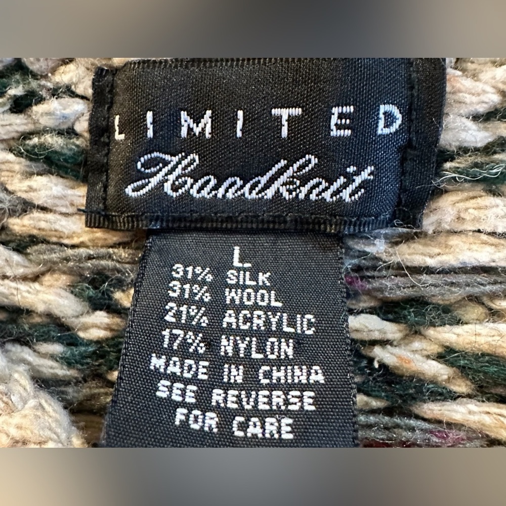The Limited Cream and Black Patterned Sweater - Picture 5 of 8